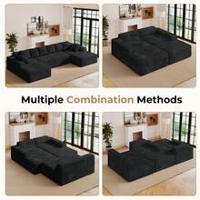 Nalupatio Sofas & Couches - Black - View 3