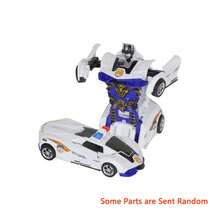 unilabo 变形玩具车 - 惯性滑行车 - 自动变形 - 送给男孩的绝佳礼物！圣诞节、万圣节、感恩节礼物 - 彩色 - 查看 3