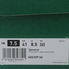 Puma Unisex SPEEDCAT Casual Sports Sneakers, Low-Top - Olive Green - View 6