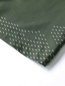 Men's Casual Breathable Fitness Shorts - Army Green - View 4