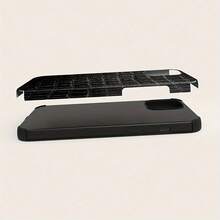 Crocodile Pattern Style PU Leather Dustproof And Shockproof Tech Phone Case, Suitable For IPhone 17 16 15 14 13 12 11 PROMAX - màu xanh hải quân - Xem 1