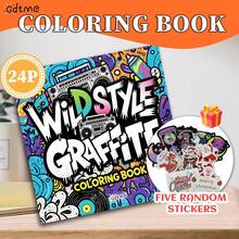 GDTME An Adult Coloring Book For Relaxation And Meditation, Featuring 24 Pages Of Mandalas, Beautiful Flowers, And Other Patterns. Exquisite And Unique, Mindfulness-Focused, Helps Relieve Work-Related Stress, Promotes Mental Health, And Makes A Great Birthday Gift, Anniversary Gift, Back-To-School Gift, Or Easter Gift For Family And Friends. Can Also Be Used As Stationery, Room Decor, Or Office Supplies. Size: 7.9 X 7.9'', Give 5 Stickers. - Relaxation Meditation - View 13