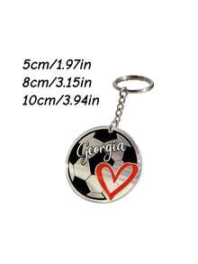 1pc Custom Engraved Keychain, Ideal For Daily Carry And Unique Personal Touch - Multicolor - View 6