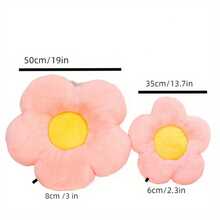 1 pieza Cojín de piso con forma de flor cómodo, decoración interior para sofá, cama, coche, lectura, regalo de ocio - flores - Ver 6