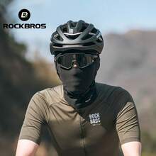 ROCKBROS 1pc All-Season Comfortable Hooded, High Elasticity, Form-Fitting, Wide-View Design - Black - View 5