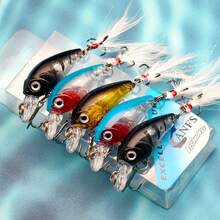 5/10pcs Crank Bait Kit-Realistic Artificial Baits, Amazing Fishing Lure Kit Gift For Angler - Multicolor - View 15