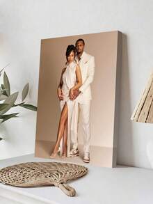Custom Single Photo Canvas Painting, Photo To Canvas Conversion, Any Photo Can Be Customized, Multiple Sizes Available, Decorative Painting Can Be Customized. Ideal For Valentine's Day, Birthday Or Graduation Gifts. ,2026-Collection - Multicolor - View 3