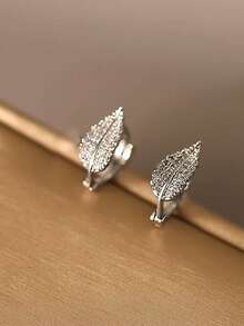 简约叶形羽毛耳环 - 时尚流行的珠宝饰品 - 葉子耳飾 - 查看 9