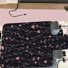 1pc 39*22inch Yoga Mat, Vine Dance Pattern, Non-Slip Thick Fitness Mat, Home/Professional Beginner Yoga/Pilates Exercise Mat, Multiple Styles Available - Multicolor - View 3