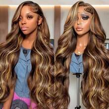 13x4 13x6 5x5 Lace Front Wigs Human Blended Hair Pre Plucked 200% Density Body Wave HD Lace Front Wigs Human Blended Hair Transparent Frontal Glueless Wigs Virgin Human Blended Hair With Baby Hair For Women - SP4/27 - View 7