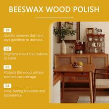 Ultimate Furniture Rescue! All-In-One Beeswax Care Spray, Heavy Duty Dust & Stain Eraser For Tables, Cabinets & Floors, Deeply Nourishing Formula, Keeps Wood Surfaces Sparkling Clean - Chất lỏng - Xem 5