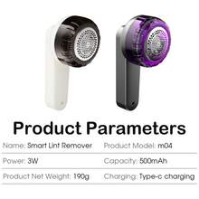 六刀片电动除毛器，适用于去除衣物、沙发、家具上的毛球、绒毛和线头，USB充电 - A - 查看 10