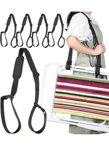 Beach Chair Shoulder Strap, Outdoor Camping Lounge Chair Shoulder Strap, Universal Folding Chair Shoulder Strap, Beach Chair Backpack Shoulder Strap - One Size - View 1