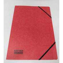 EA48123 Box Eastlight Foolscap 5 Part Organiser Files Red (25 Total) - Sets - View 3