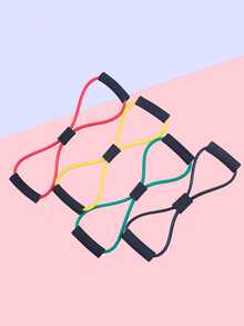 ‌1 Piece Of 8-Shaped Resistance Band Simple Yoga Pilates Rubber Band Elastic Rope Arm And Scapula Tension Rope Suitable For Use At Home - Figure-8 Resistance Band - View 2