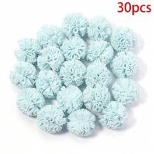 30个/包 涤纶网纱花球，弹性蕾丝装饰绒球，DIY花艺工艺品，婚礼装饰，派对/礼品装饰，服装/包包/鞋子配饰，发夹花球 - 花球 - 查看 19