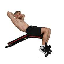 Adjustable Weight Dumbbell Bench Incline Decline Foldable Body Workout Exercise - Multicolor - View 5