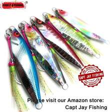 Señuelos de Jigging Vertical para Pesca Lenta, Anzuelos de Velocidad para Cabeceo, Señuelos Artificiales para Agua Salada y Dulce - 60g-5pcs-Colección 2 - Ver 6