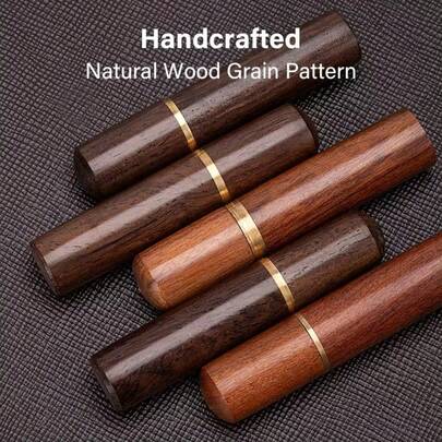 1 علبة أسنان خشبية محمولة، بأحجام مختلفة، أنبوب تخزين خشبي، سهل الإدخال للمسنين، مخيط يدوي، صندوق تخزين إبرة الخياطة، هدية لهواة الخياطة، هدية عيد الأم، صندوق تخزين إبرة الخياطة بدون إبرة مخيط يدوي، هدية للإناث [هدية عيد للزوجة والأم] سيتم إرسال الطراز بشكل عشوائي