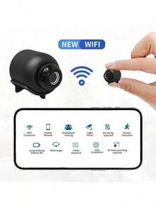 1/2/3 piezas X5 Cámara de inalámbrica 1080P - Cámara de vigilancia con detección de movimiento - Monitor portátil - Hogar inteligente, apto para hogar, oficina y automóvil - Multicolor - Ver 1
