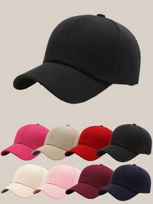 1pc Kids' Fashion Baseball Cap, Adjustable Unisex Sun Protection Hat, Casual Wear For School And Daily Use - Multicolor - View 1