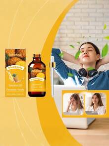 jakehoe Pineapple Aroma Essential Oil, Daily Home Use Relaxing Scent To Create A Pleasant Atmosphere And Refresh The Air - one-size - View 11
