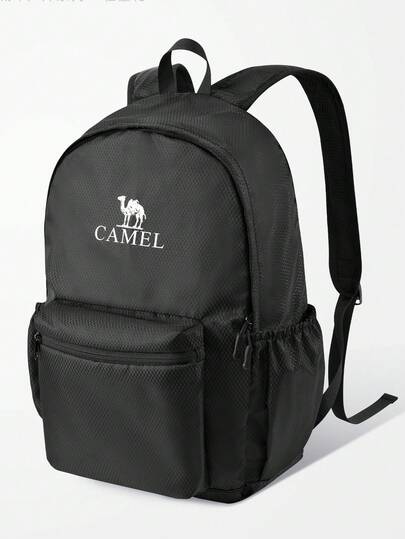 CAMEL CROWN Bolsa de viaje plegable de gran capacidad, mochila para viajes de corta distancia, bolsa de almacenamiento para fitness