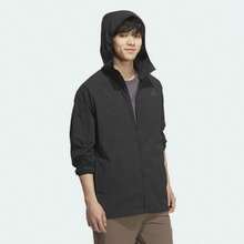 adidas MODERN TECH LIGHTWEIGHT JACKET 涼感運動休閒連帽拉鍊夾克 男款 - 黑色 - 查看 2