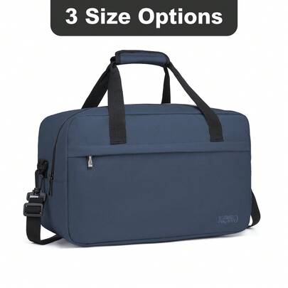 Unisex Travel Duffel Bag – Underseat Cabin Size Carry On Holdall With Adjustable Shoulder Strap For Holiday, Business Trip, Weekend & Gym | 14L / 20L / 48L Options