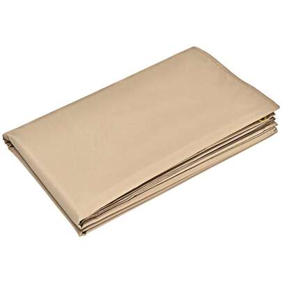  COSTWAY Sun Block Shade Cloth, 17ft X 7ft UV Resistant Mesh Netting W/Taped Edge, Copper Grommets, Sun Shade Sail Canopy For Backyard, Garden, Greenhouse, Swimming Pool, Beige