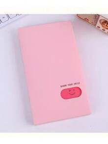 120-Slot Instant Camera Card Collection Album, Smile Design, High Capacity Scrapbook For Postcards, Greeting Cards, Small Cards - Single Piece - View 2