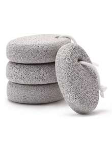 3 Packs Natural Foot Pumice Stone For Feet,Lava Pedicure Tools Hard Skin Callus Remover For Feet And Hands - White&Red - Light Gray - View 7