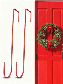 【数量】件/套 圣诞花环挂钩，金属伸缩圣诞门钩，花环挂钩，圣诞节和情人节装饰 - 彩色 - 查看 5