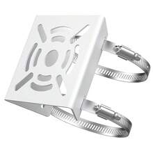 Universal Metal Vertical Pole Mount Bracket With Loops For Security Camera AU - A - View 6