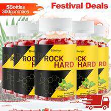 Himiyer Gummies For Men Bigger Pennies, A Male Enhancement Supplement Containing Tonkati, Wild Goat's Mane, White Ginseng, Asparagus And L-Cyclic Citulline, Male Erection Supplement, Male Enhancements For Men, Blue Chew For Men. - 300克 - 查看 10