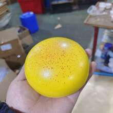 1个超柔软Hachimi牛奶面包慢回弹玩具，逼真大面包造型，缓解压力，适合办公室和学校使用 - 彩色 - 查看 9