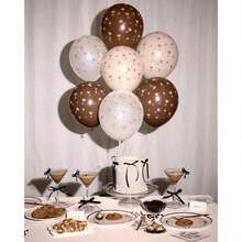 24-Pack Espresso Martini Balloons | Brown 12″ Latex For Birthday, Bachelorette & Cocktail Party Decor- Trending, Best Seller, New Arrival, Party Supplies, Elegant Decor, Party Decoration, Wedding & Birthday - Màu nâu  Mocha - Xem 4