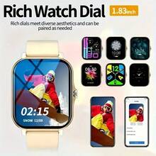 Smart Watch, Wireless Calling /Dial, Multi -Sport Mode, Calling Reminder And Rejection,Information Reminder,SMS Reminder,For IPhone/Andriod - Multicolor - View 3