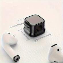 1 No-Drill Strong Cable Clip - Compatible With Multiple Cable Types, Super Strong Adhesion | Office Supplies / Cable Management / Desktop Organization / Home Storage / Digital Accessories - 1pc-black - View 5