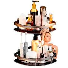 Kit Of 2 Adhesive Metal Wall Mount Organizers For Shampoo, Bathroom, Aluminum Shelf, Multipurpose - Tam giác - Xem 6