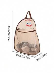 1 pieza Bolsa de almacenamiento versátil para colgar en la pared - Organizador de malla para artículos varios, ropa interior, calcetines - Adecuado para varios tipos de habitaciones - Multicolor - Ver 7