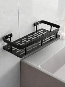 Shower Caddy Shelf- Self Adhesive No Drilling- Bathroom Shower Rack- Wall Mounted -Organizer With Rustproof Basket-Toilet And Kitchen Storage Bathroom Accessaries - Multicolor - View 9