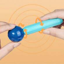 15-100件磁性积木套装，3D磁棒搭建挑战，蒙特梭利几何拼图玩具，适合3-12岁男孩女孩，培养空间想象力，磁棒和磁球创意模型组合套装（颜色随机），生日礼物，学习用品，圣诞装饰 - 彩色 - 查看 6