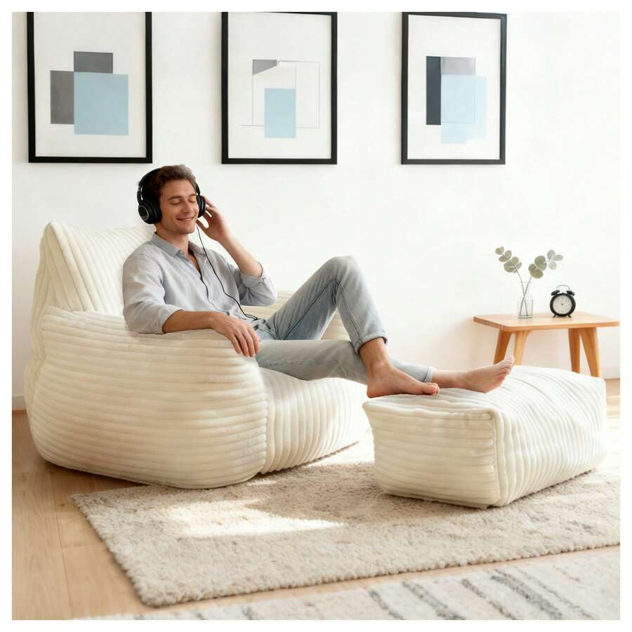 Poufs - Beige - Voir 1