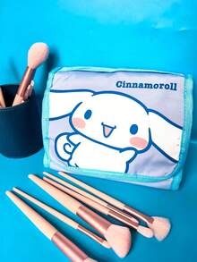 1pc Sanrio High Capacity Foldable Cartoon Cosmetic Bag, Cute Travel Portable Makeup Organizer ,Makeup Bag - Multicolor - View 13