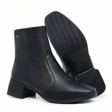 Women's Ankle Boot, Comfortable, Durable, Stylish, Winter - Black - View 4