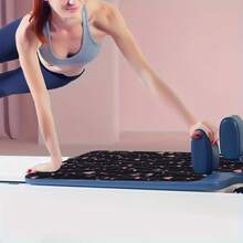 1pc 39*22inch Yoga Mat, Vine Dance Pattern, Non-Slip Thick Fitness Mat, Home/Professional Beginner Yoga/Pilates Exercise Mat, Multiple Styles Available - Multicolor - View 5