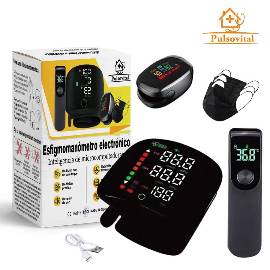 Blood Pressure Monitors & Accessories - Black - View 1