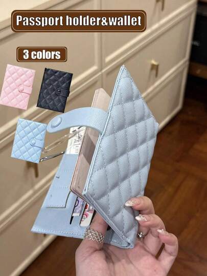 Portapassaporte, Cartera de pasaporte, Bolsa de pasaporte, Estuche de pasaporte, Organizador de documentos, Portadocumentos, Bolsa de almacenamiento de viaje, Adecuado para hombres y mujeres, Vacaciones, Vuelo, Vuelta al colegio, Artículos de viaje esenciales, Artículos de vacaciones esenciales, Accesorios de viaje, Necesidades de crucero