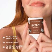 Native Aluminum Free Travel Size Mini Deodorant - Coconut & Vanilla - 0.5oz - 1 - View 6